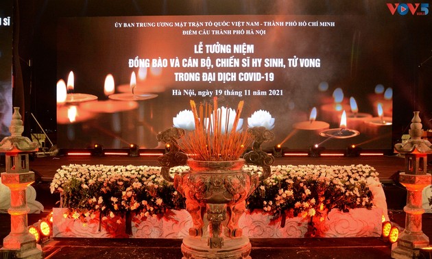 Homenaje nacional a los vietnamitas fallecidos por el covid-19
