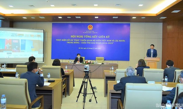 Revisan la cooperación entre Vietnam y los países de Medio Oriente y África