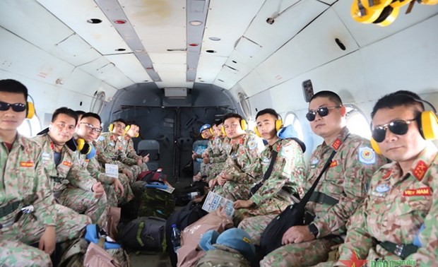 Último grupo del primer equipo de ingenieros militares de Vietnam parte a Abyei para misión de la ONU