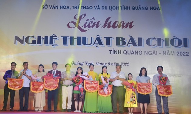 Festival de Bai choi de Quang Ngai comprometido a enaltecer los valores del arte tradicional