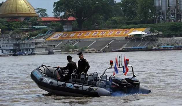 China, Laos, Myanmar y Tailandia inician patrulla conjunta 120 en río Mekong