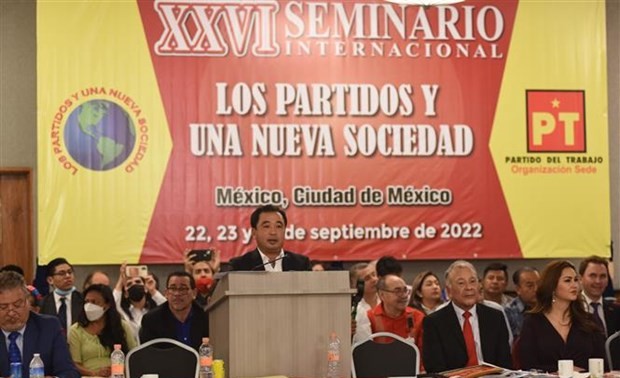 Vietnam asiste a conferencia internacional “Los Partidos y una nueva sociedad”, en México