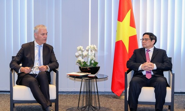 Pham Minh Chinh se reúne con presidente de la Alianza Bélgica-Vietnam