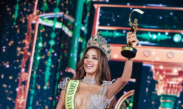 Candidata de Perú gana Miss Grand International 2023 en Vietnam