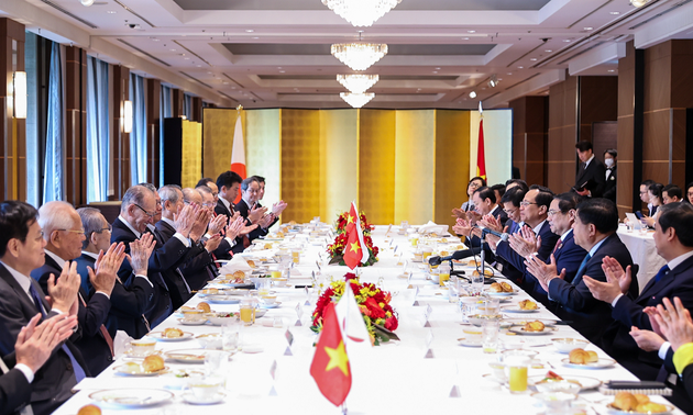 Jefe del Gobierno se reúne con dirigentes de importantes entidades japonesas