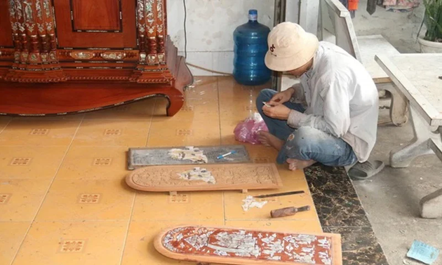 Aldea de Go Cong – la cuna de la fabricación tradicional de los altares de madera en el sur de Vietnam 