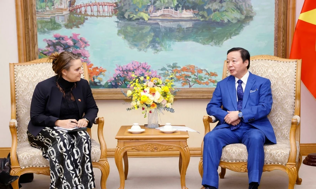 Vicepremier vietnamita se reúne con diplomático y empresario de Dinamarca 