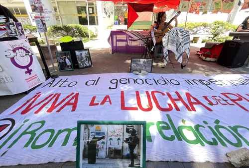 Estudiantes de México insisten en cortar lazos con Israel