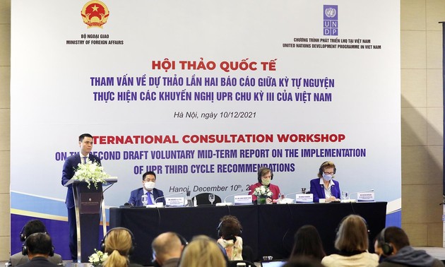 Droits de l’homme: 2e conférence consultative sur le rapport de mi-parcours du Vietnam pour le 3e cycle de l’EPU