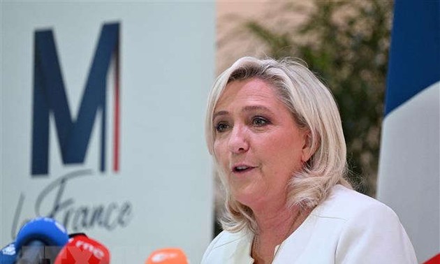 Marine Le Pen prône un «rapprochement» entre l'Otan et la Russie après la fin du conflit avec l'Ukraine