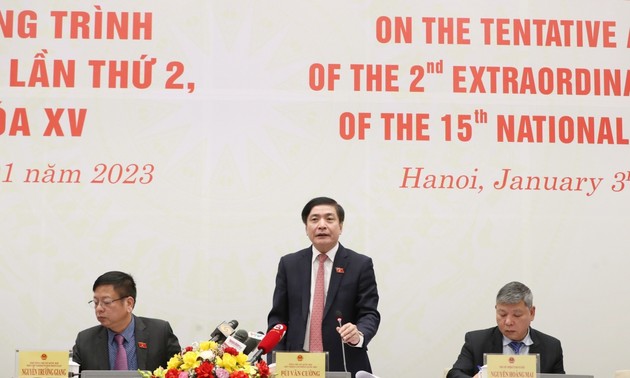 La 2e session extraordinaire de la 15e législature s’ouvrira le 5 janvier