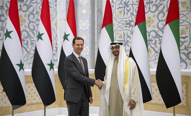 Bachar al-Assad en visite aux Émirats arabes unis