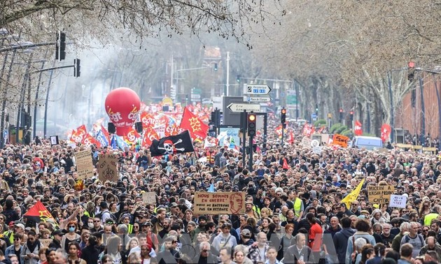 Réforme des retraites: 740.000 manifestants en France selon le ministère de l’Intérieur
