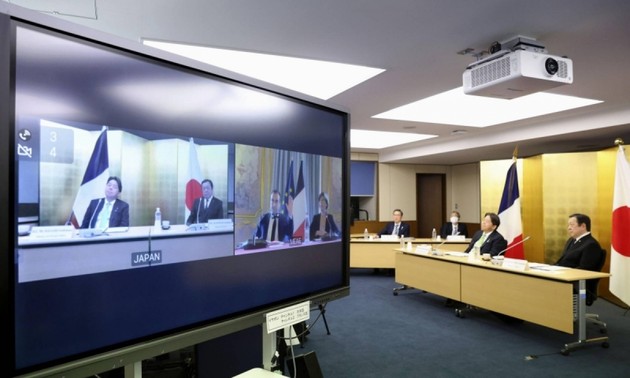 Septième dialogue des ministres de la Défense et des Affaires étrangères du Japon et de la France