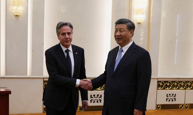 Antony Blinken reçu par le président chinois Xi Jinping