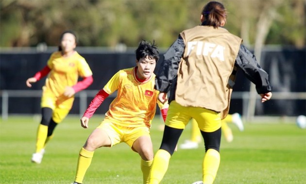 Football: L’équipe féminine vietnamienne se prépare​pour le premier match de la Coupe du monde
