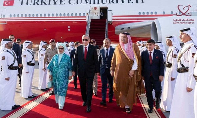 Arrivée du président turc en Arabie saoudite