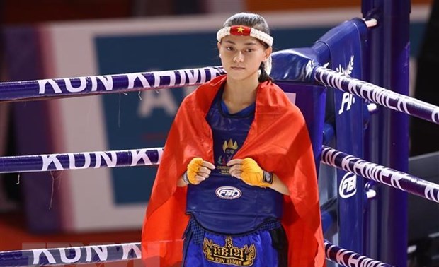 Huynh Hà Huu Hiêu, une sportive vietnamienne en tête du classement mondial du Muay WBC