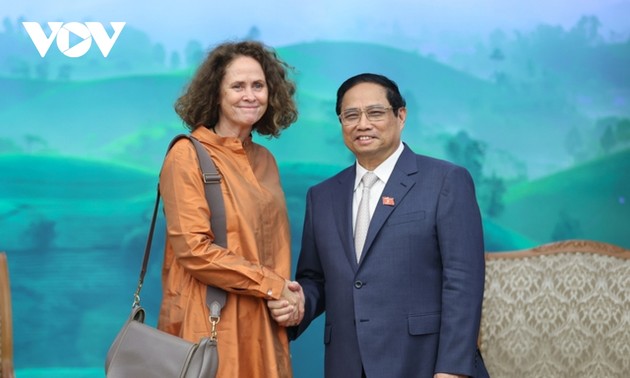 Pham Minh Chinh rencontre la directrice de la Banque mondiale au Vietnam