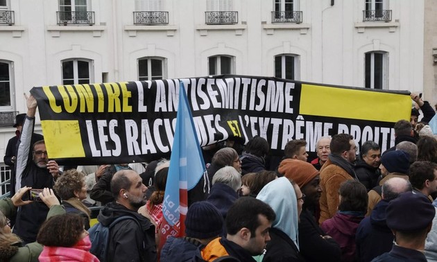 Actions contre l’antisémitisme en Europe: manifestations à Bruxelles et à Paris
