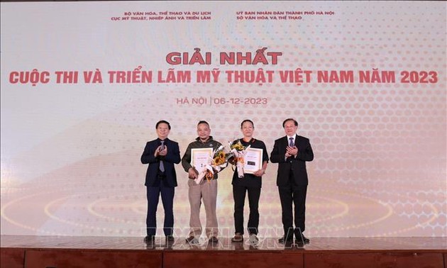 Remise des prix du Concours des beaux arts du Vietnam 2023