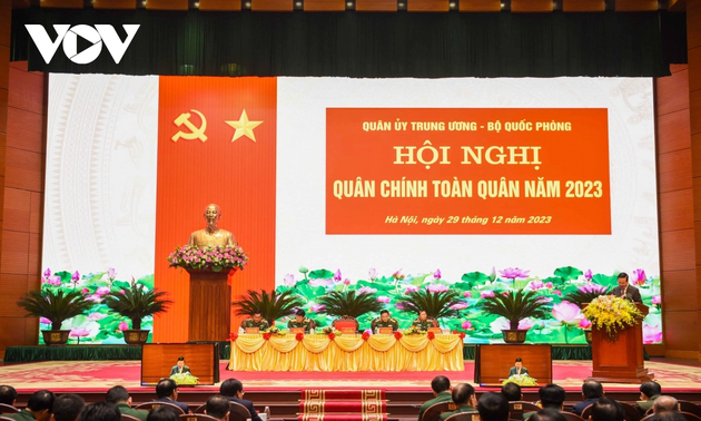 Vo Van Thuong à la Conférence politique nationale de l’armée 2023