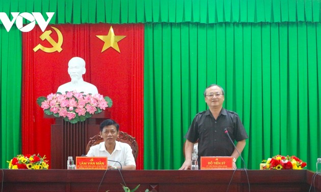 Le président de la Voix du Vietnam se rend à Soc Trang
