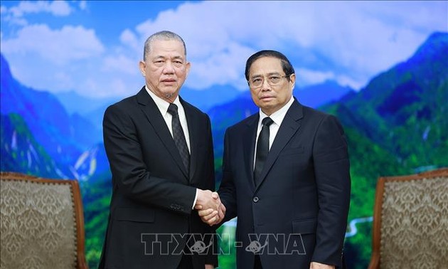 Le Premier ministre Pham Minh Chinh reçoit le vice-Premier ministre de Malaisie