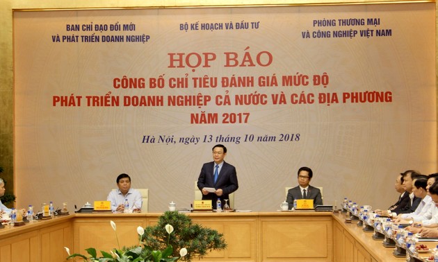 越南政府公布企业发展水平评估标准