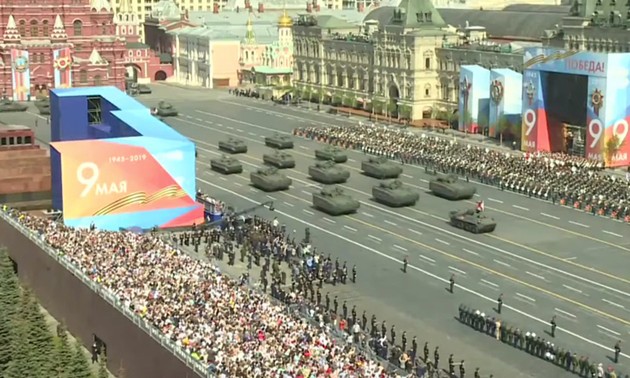 Rehearsal for Victory Day parade held in Moscow 