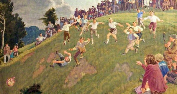 Cheese rolling race of England