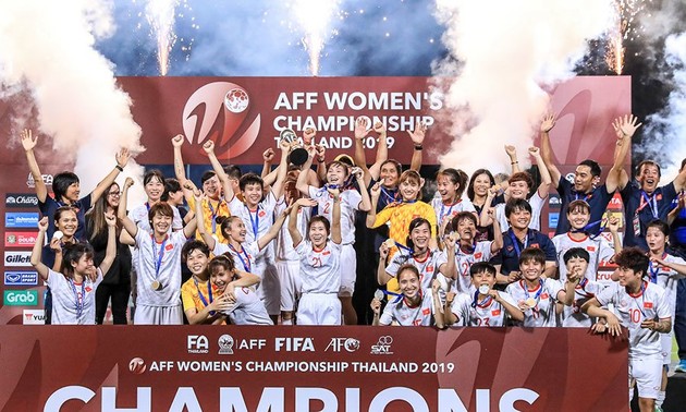 Vietnam triumphs at ASEAN Women’s Football Championship 2019