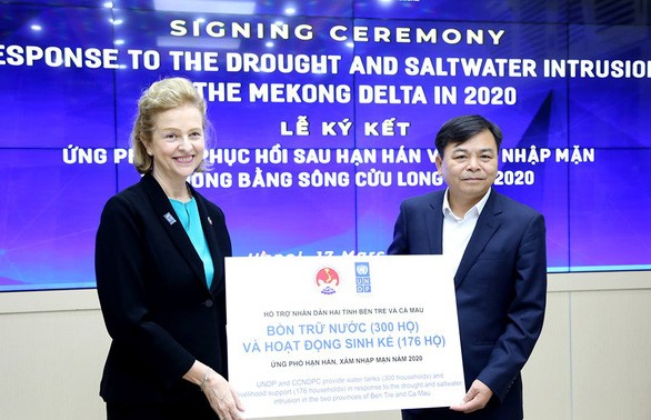 UNDP assists Mekong Delta provinces affected by drought and saltwater intrusion 