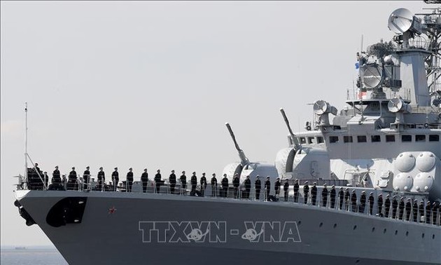 Russian ships patrol Asia-Pacific
