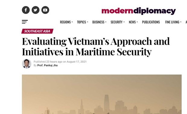 Indian scholar hails Vietnam’s initiative in maritime security  