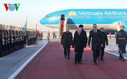 Tổng Bí thư Nguyễn Phú Trọng kết thúc tốt đẹp chuyến thăm chính thức Cộng hòa Belarus