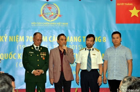Trung tướng Phạm Tuân dự Đại hội CCB Việt Nam tại Berlin Brandenburg