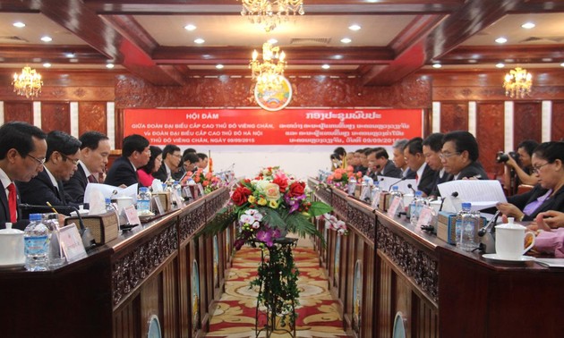Hợp tác hiệu quả giữa 2 Thủ đô Hà Nội và Vientiane