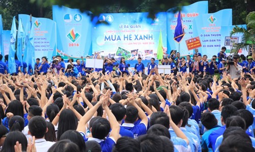 100 ngàn lượt chiến sĩ tham gia chiến dịch Mùa hè xanh 2016 tại Thành phố Hồ Chí Minh