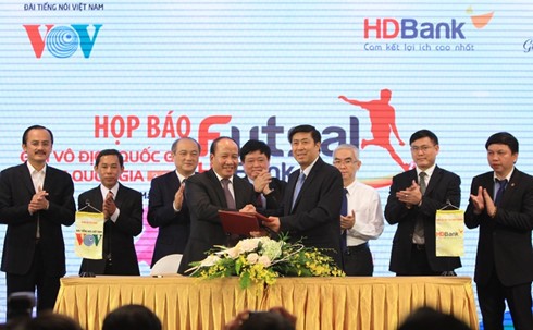 VOV phối hợp tổ chức giải vô địch quốc gia Futsal HDBank 2017