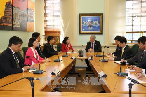 Trưởng Ban Dân vận Trung ương Trương Thị Mai thăm làm việc tại New Zealand