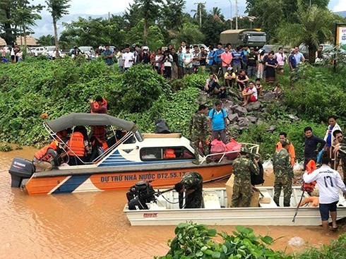 Việt Nam chia sẻ sâu sắc với nhân dân Lào về những thiệt hại từ việc vỡ đập thủy điện