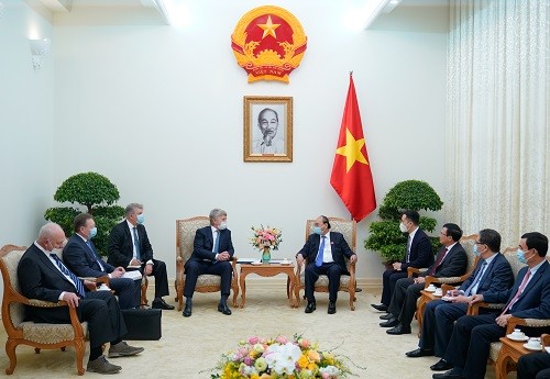Thủ tướng Nguyễn Xuân Phúc tiếp Chủ tịch Tập đoàn Novatek Mikhelson