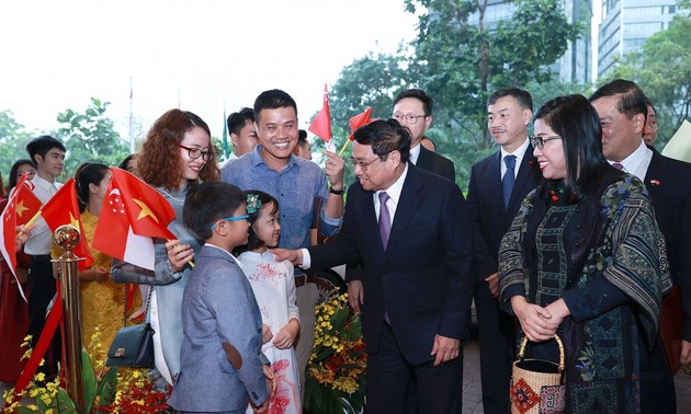 Thủ tướng Phạm Minh Chính bắt đầu chuyến thăm chính thức Singapore và Brunei