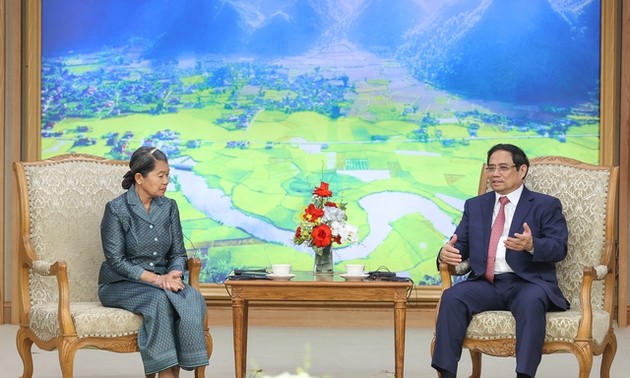  Thủ tướng Phạm Minh Chính tiếp Phó Thủ tướng Vương quốc Campuchia Men Sam An