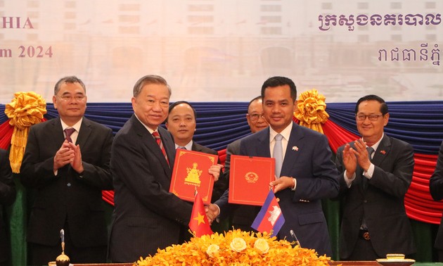 Việt Nam và Campuchia tăng cường hợp tác phòng, chống tội phạm