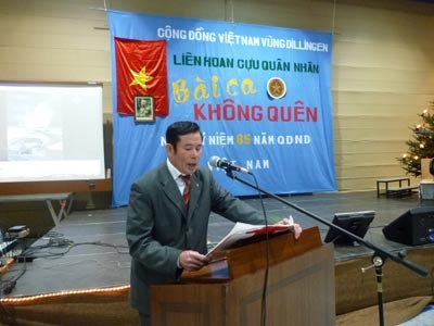  Hoạt động kỷ niệm ngày thành lập QĐND Việt Nam tại CHLB Đức 