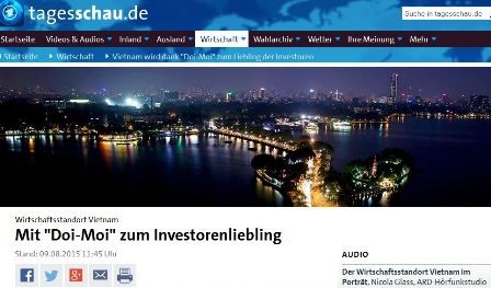 Truyền thông Đức ca ngợi chính sách Đổi mới của Việt Nam 