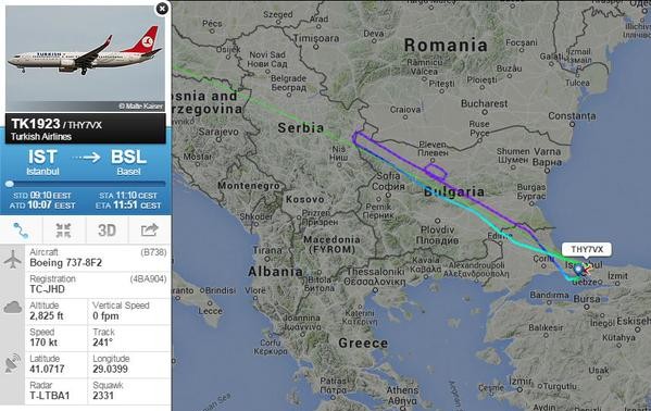 One more Turkish Airlines plane receives bomb threat