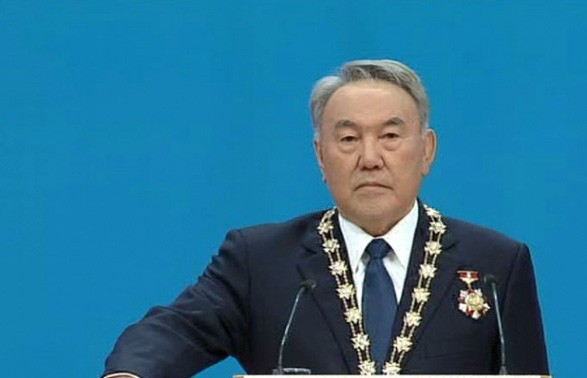 Re-elected Kazakh president Nazarbayev sworn in 